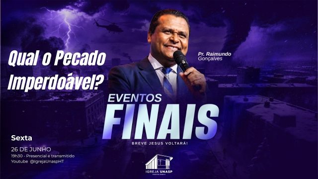 Culto Adventista | Pr Raimundo Gonçalves | "Qual o Pecado Imperdoável?" | Igreja UNASP HT